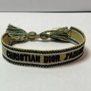 Christian Dior J'Adior Friendship Bracelet, Navy & Yellow - Preowned